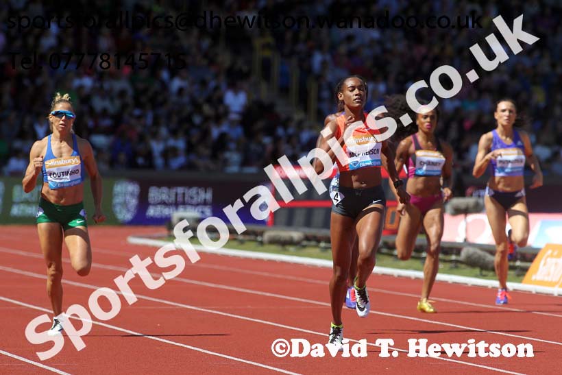 Womens 400 metres, IAAF Diamond League, Birmingham. Photo: David T. Hewitson/Sports for All Pics